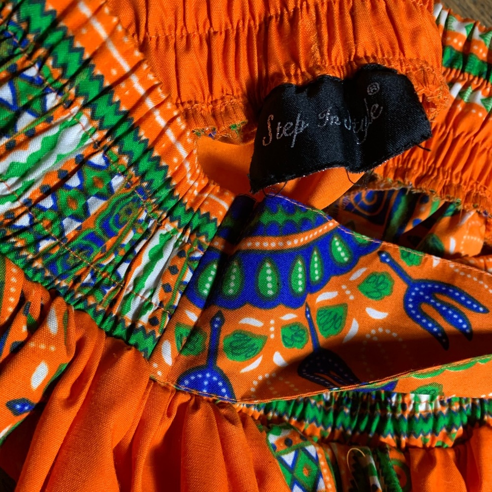 Step In Style Print Floor Length Skirt - image 3